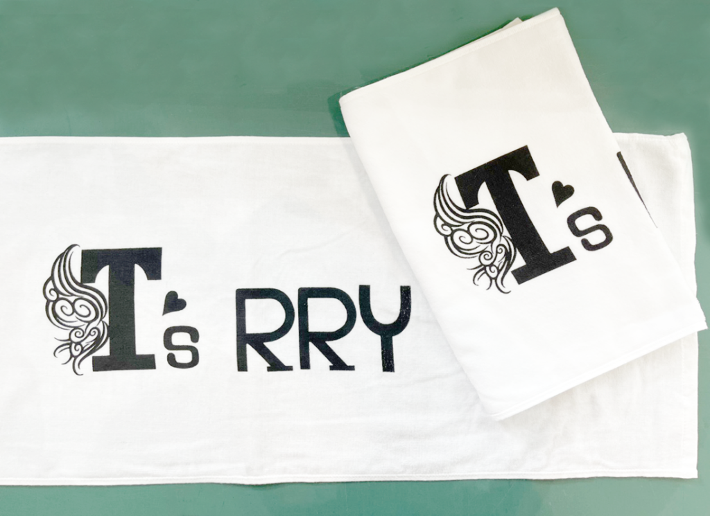 「タオル×T’s RRY ティーズリー」：デザインサンプル（コピーマック）